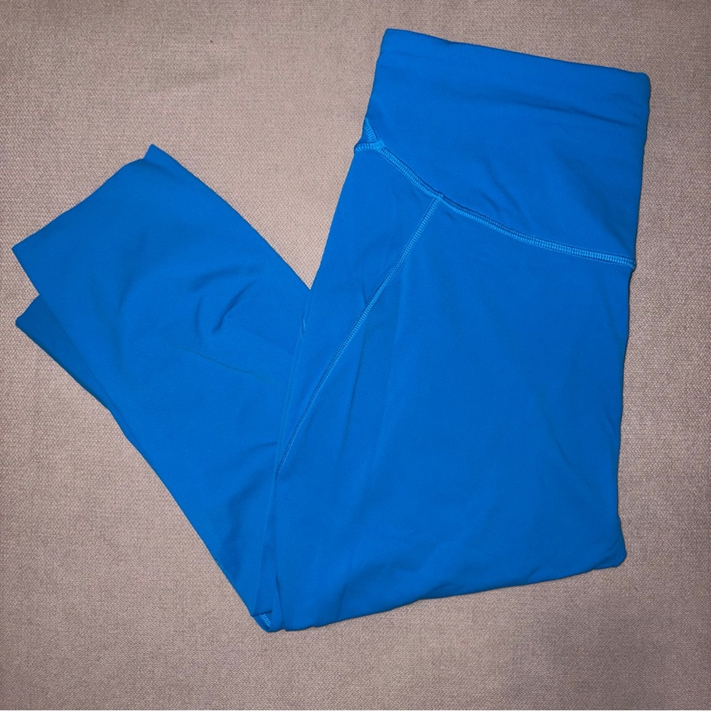 Lululemon Athletica High-Rise Capri Leggings Poolside Blue Size 8